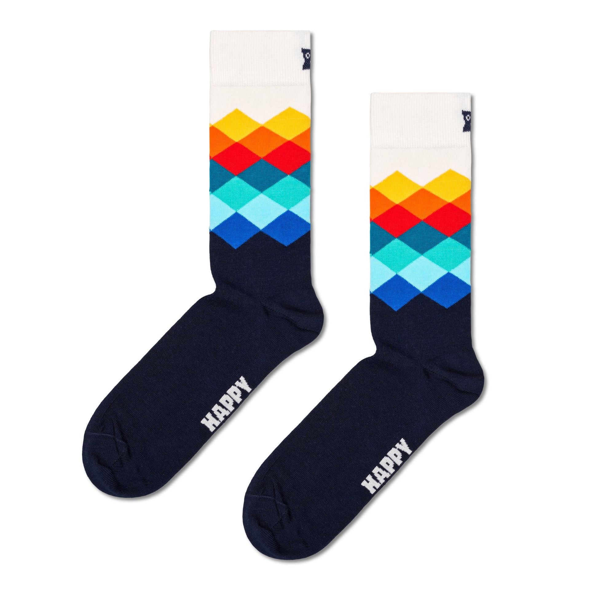 Faded Diamond Sock