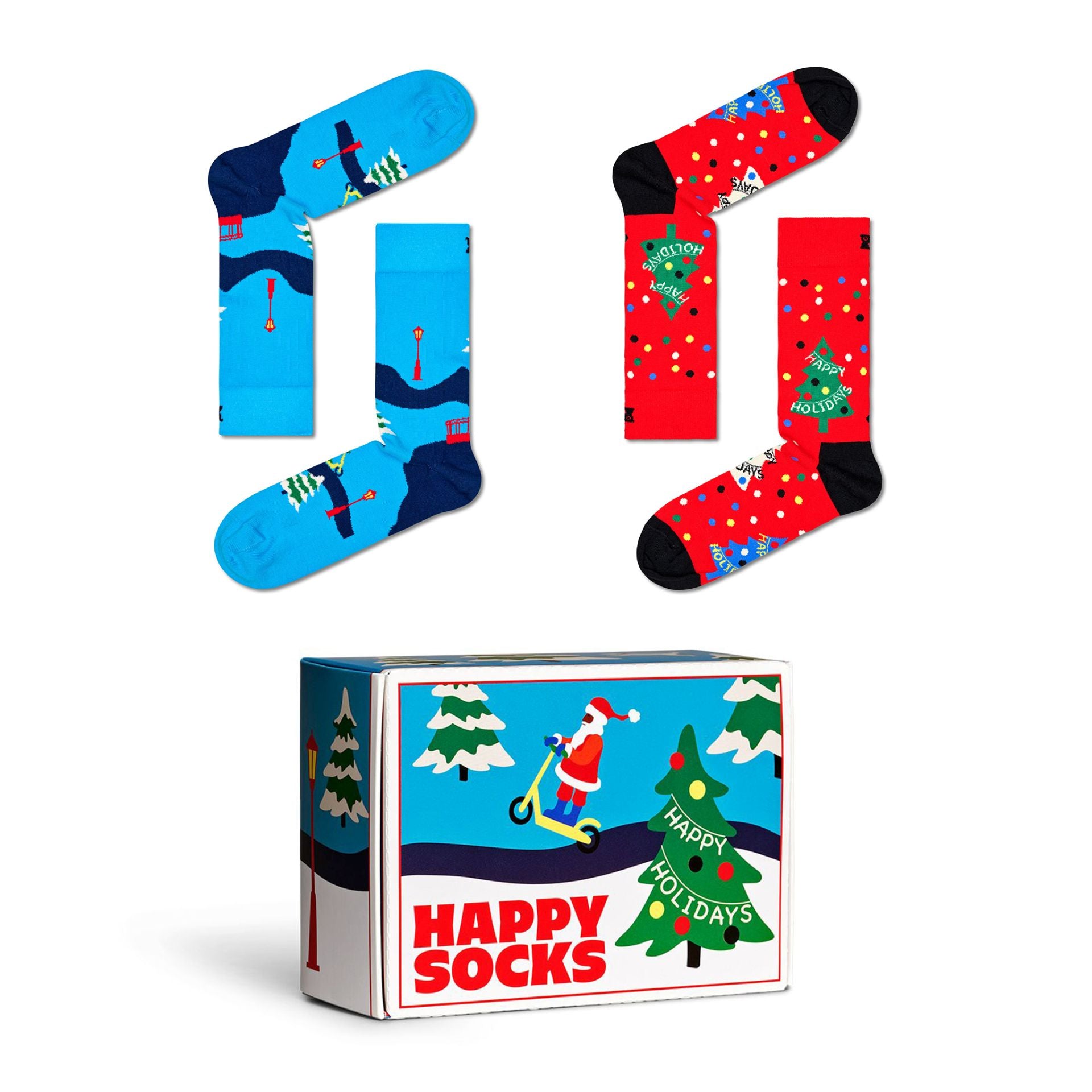 2-Pack Happy Holidays Socks Gi