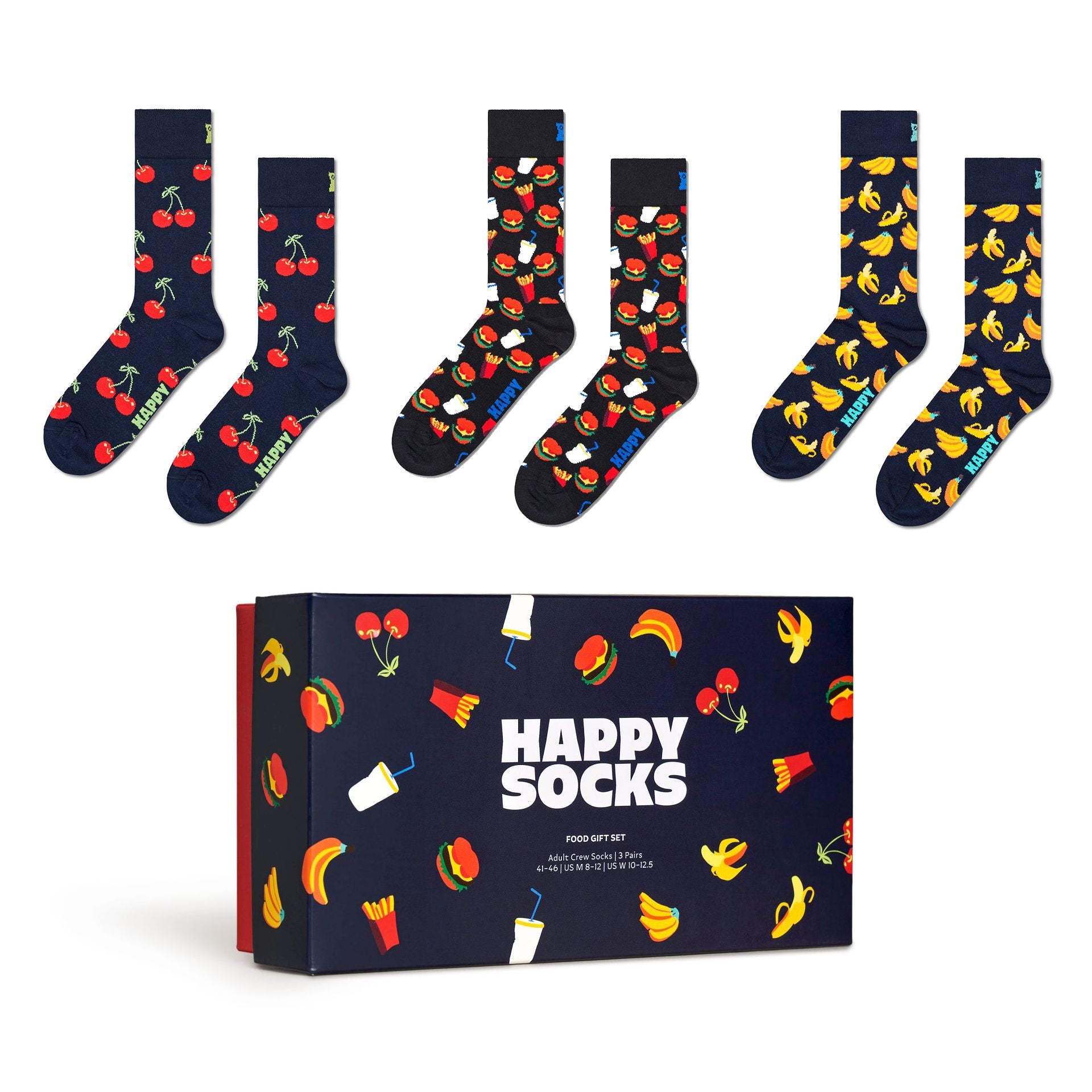3-Pack Food Socks Gift Set