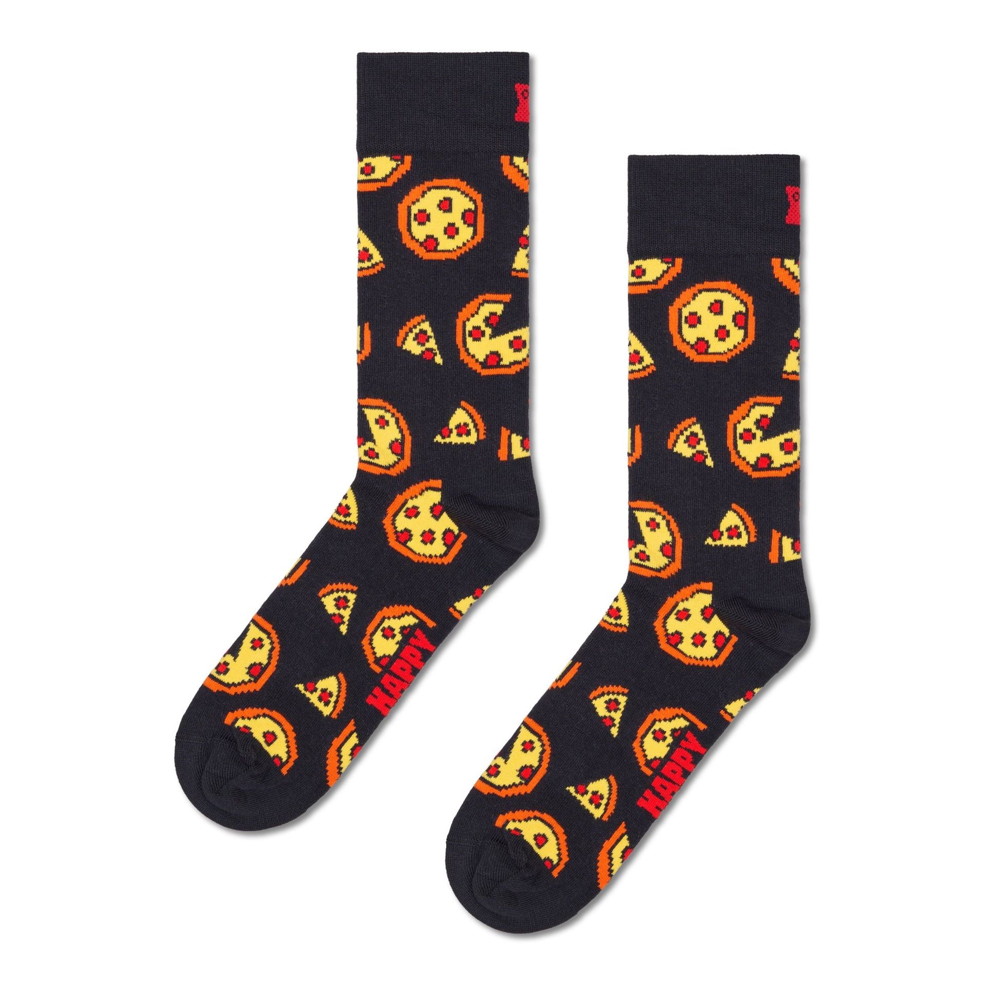 Pixelated Pizza Sock