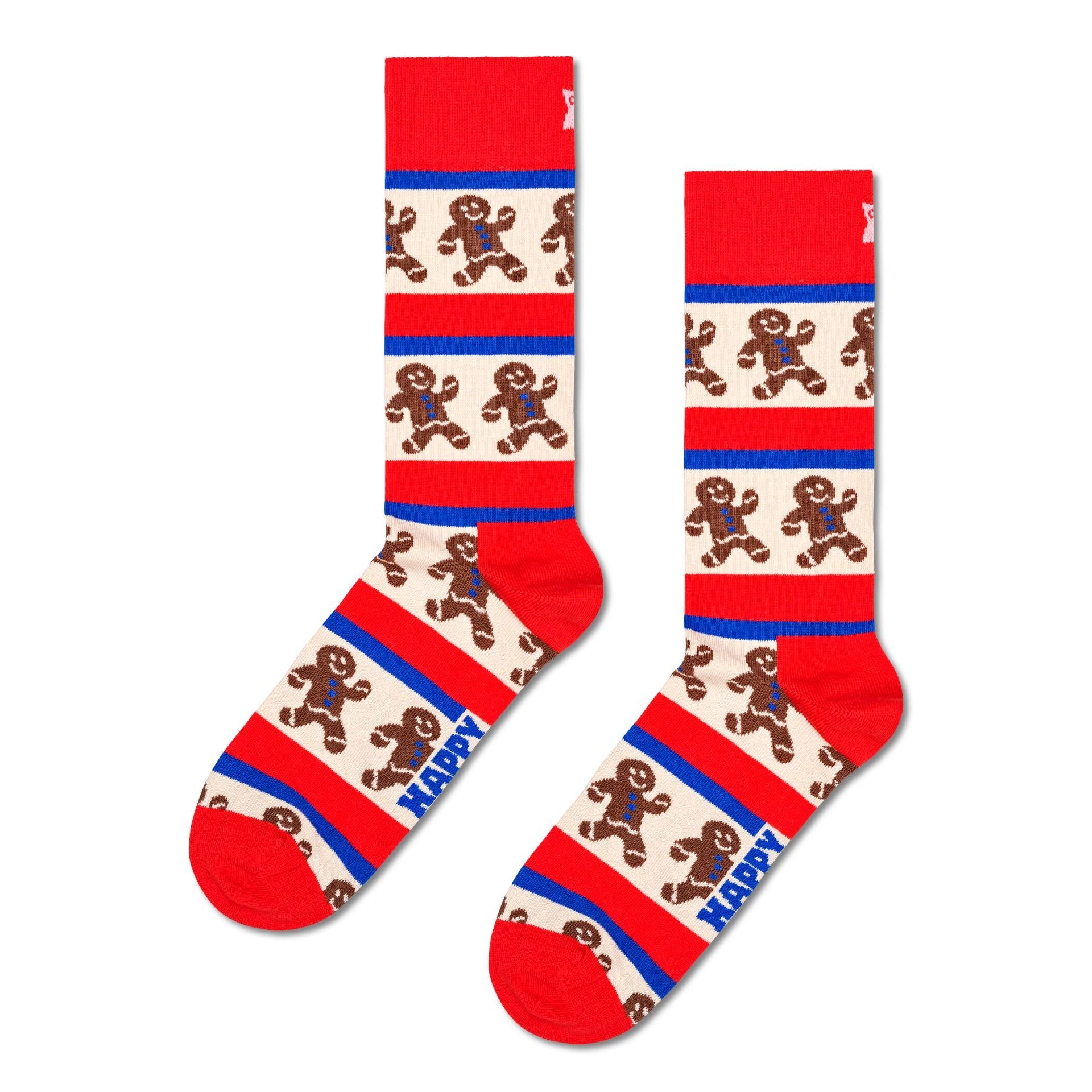 2-Pack Gingerbread Heart Socks