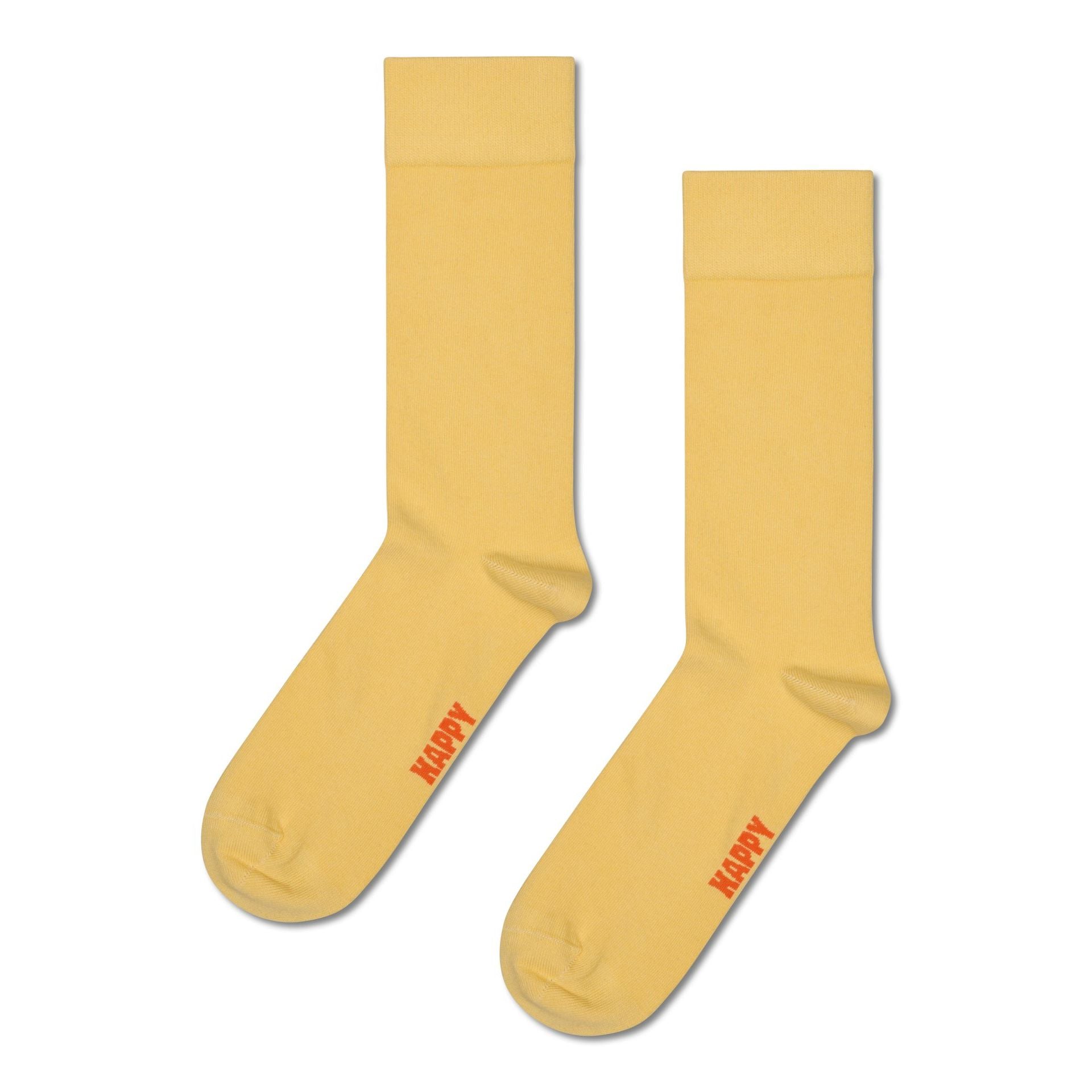 Yellow Natural Dye Sock
