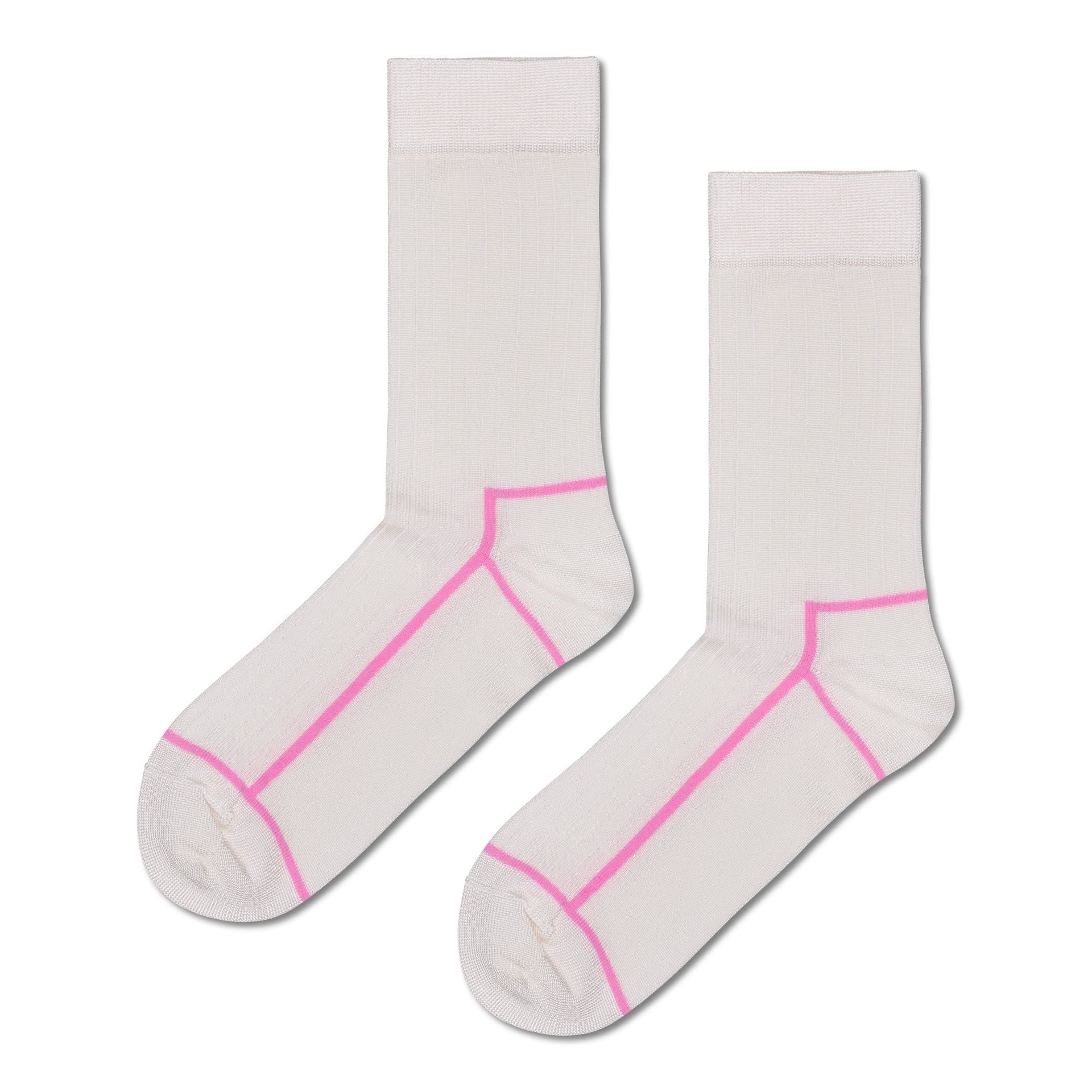 Contrast Stripe Sock